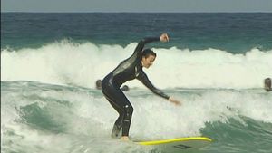 Learning the basics of surfing