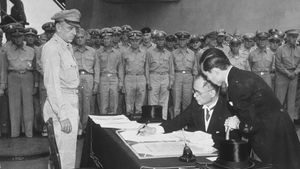Hear about V-J Day, the Potsdam Conference, and the end of World War II
