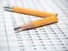 Broken pencil on a standardized test. (testing, education, exam, SAT test)