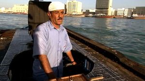 Take a ride on an ʿabra, a water taxi in Dubai