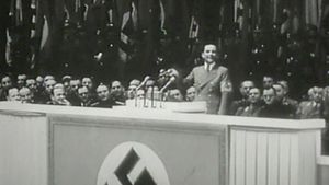 Learn how Joseph Goebbels's influencing speech in Berlin calling for total war succeeded in agitating the nation and gained support to total war