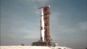 Witness the historic Apollo 11 Moon landing with U.S. astronauts Neil Armstrong, Edwin Aldrin, Jr., and Michael Collins