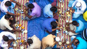 Find out how a German mosque breaks the fast during Ramadan