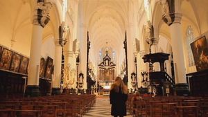 Visit the monumental Gothic and New Baroque 17th century Saint Paul's Church in Antwerp and explore the paintings by Rubens and van Dyck, the Baroque altars, and the sixty sculptures at the Calvary Garden
