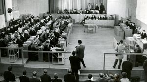 Learn about the Auschwitz trials of 1963–65 against the SS members in Frankfurt am Main