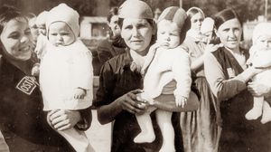 Know about the role of women in Hitler's Reich, that of a child-bearers changed to workers in anti-aircraft service and emergency workers for the German army