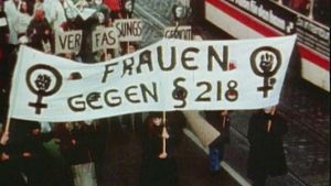 Hear about the women's movement in West Germany protesting for equal rights