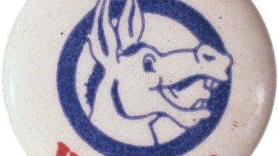 Democratic Party pin