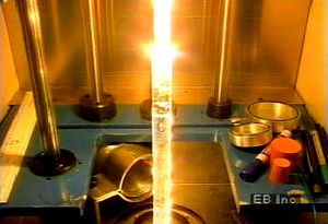 Learn how optical fibers are pulled from preforms and coated with plastic to be used in telecommunications