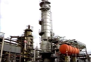 Learn how crude oil is heated to condense into gasoline, kerosene, diesel fuel, bitumen, and other products